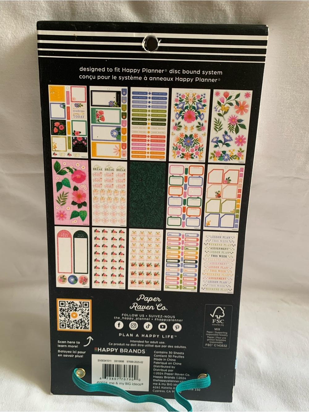 New Happy Planner Set of 2 Sticker Sheets - Picture 9 of 10